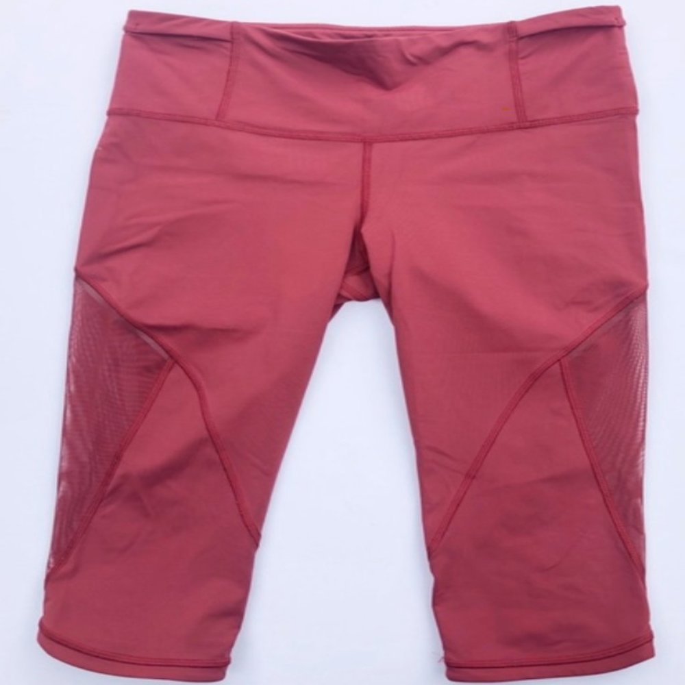 Lululemon Speed Up Mesh Legging Maroon Size 4